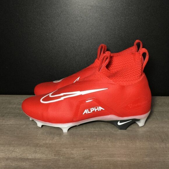 Nike Alpha Menace Elite 3 Football Cleats Red White CT6648-616 Men's Size 10.5 - Picture 3 of 7